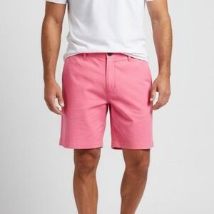 Chubbies Shorts Men M Pink 6 Inch Inseam Pockets Elastic Waistband Cotton Blend